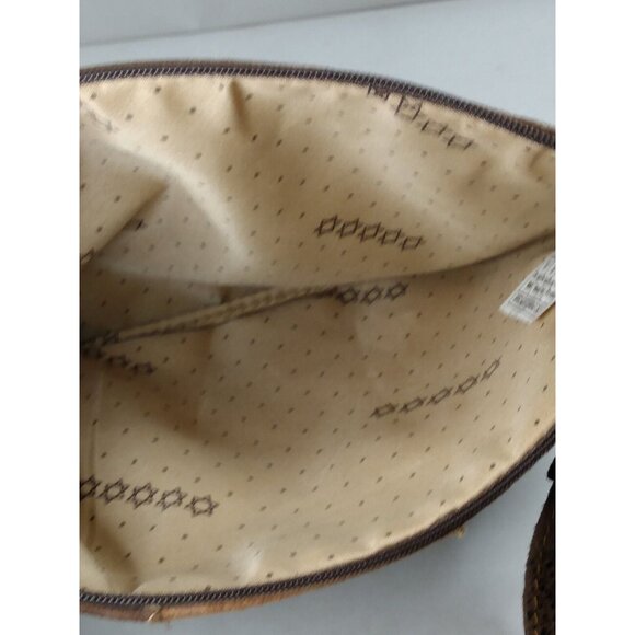 Vaan & Co Leather And Suede Crossbody Bag Print Patchwork Purse Small Handbag - Picture 4 of 7